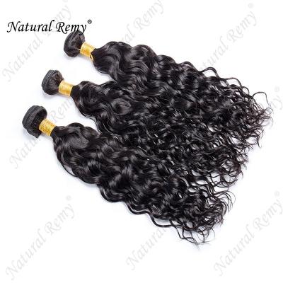 China 100% Natural Water Wave Color Brazilian Remy Size 9A Water Wave Hair for sale