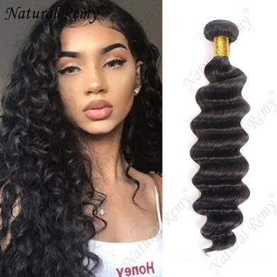 China 9A Color Remy Size Brazilian Loose Deep Wave Human Hair 100% Natural Quality 100% Remy Size for sale