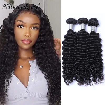 China 100% Natural Best Quality Brazilian Deep Wave 11A Color Hair Bundles for sale