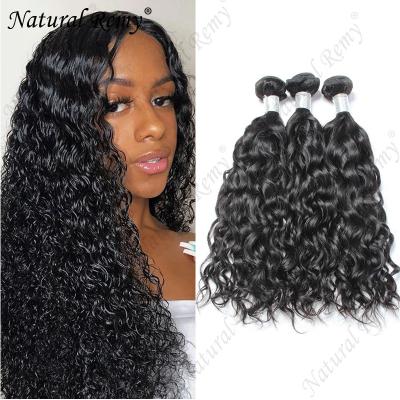 China 11A Best Quality Brazilian Water Wave 100% Natural Hair Color Bundles for sale