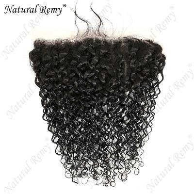 China Curlée curly wig Curly REMY Natural Lutin Hair 10A of Right Bang of lace 13x4 for the HD lace strip of 13x4 of women of colored colors for sale