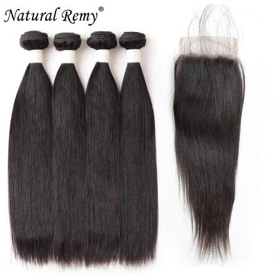 China Straight 100% Virgin Unprocessed Raw Human Hair Straight Peruvian Hair Bundle for sale