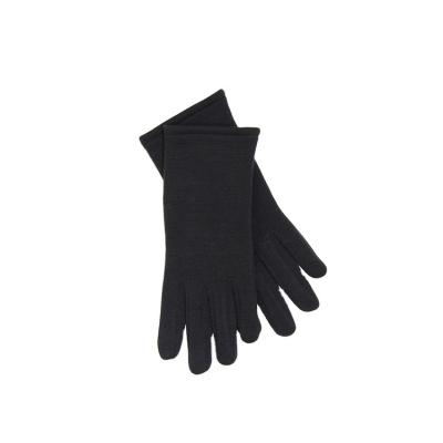 China Plain Ladies Polyester Shorts Faux Fur Lined Black Winter Gloves For Men for sale