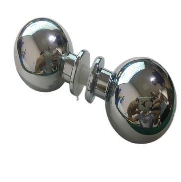 China FY-3016 modern chrome aluminum alloy handle glass door and window handle modern single hole round head light solid light factory direct sales for sale