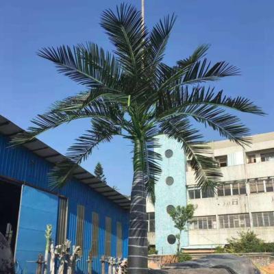 China Anti-UV Artificial Palm Leaf Decoration Tree Coconut Tree Artificial Palm Trees for sale