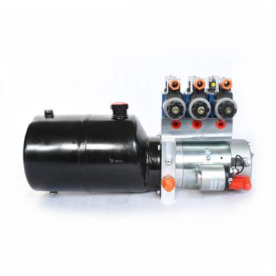 China 12v DC Double Pack And 3 Manifold Acting Electric Hydraulic Power Cylinder For 1.7L Lift for sale