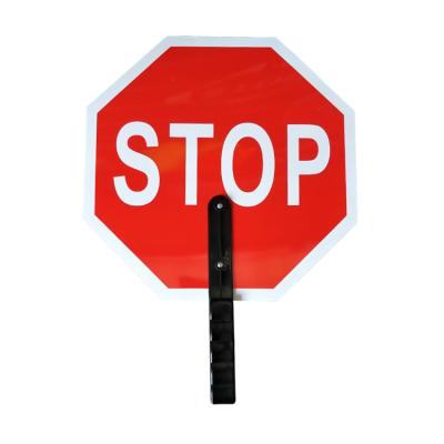 China With Handle STGO14 Stop/Go Paddle Sign , Aluminum Hand Sign Stop Signs for sale