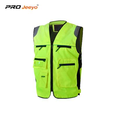 China Motorbike Safety Motorcycle Reflective Tactical Vest With Pockets for sale