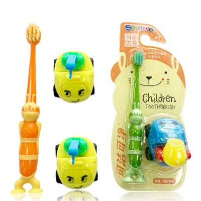 China Baby Soft Toothbrush OEM Character Children Filaments Toothbrush Gum Care for sale