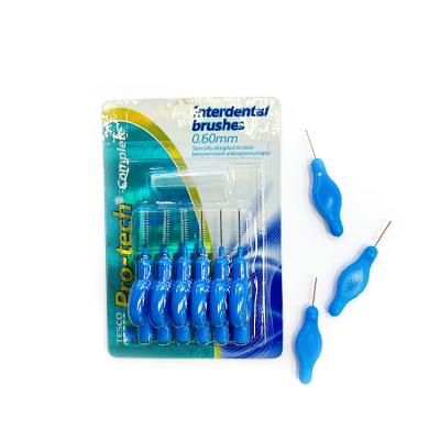 China Cheap PP Interdental Brush Oral Care Cleaning Interdental Toothpick Boxed Interdental Brush For Home Use for sale