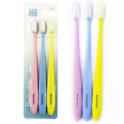 China sanxiao Nano Group Toothbrush Micro Nano Toothbrush For Teeth Use Silicon Sensitive Toothbrush for sale