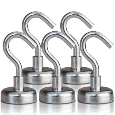 China Industrial Universal Heavy Duty Magnetic Hook Strong Neodymium Magnets Hooks for Home, Fridge, Grill, Kitchen, Main Holder for sale