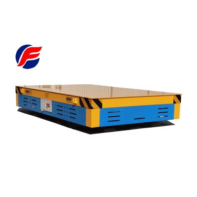 China Farms Transfer Cart Electric Flat Rail Transfer Cart Between Workshop for sale