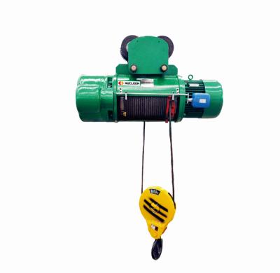 China 0.5T 1T 2T 3T 5T ​​10T 16T Shops 0.5T 1T 2T 3T 5T ​​10T 16T Electric Hoist CD Type Wire Rope Construction Material Hoist for sale