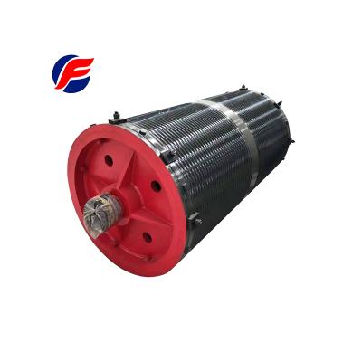 China Garment Shops Crane Wire Rope Trolley Lifting Drum For Double Beam Crane Winch for sale