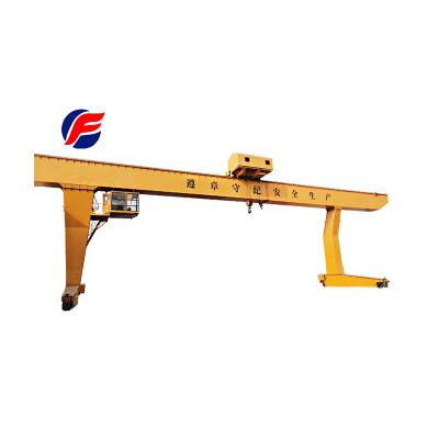 China Gantry Crane L Type Gantry Crane High Quality L Type Single Gantry Crane With Trolley Outdoor Using Beam Hook for sale