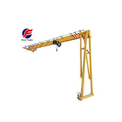 China 20 Ton Small Warehouse Gantry Crane Hot Sale 10 15 Used Portable Portal Gantry Crane Semi-portal Gantry Crane for sale