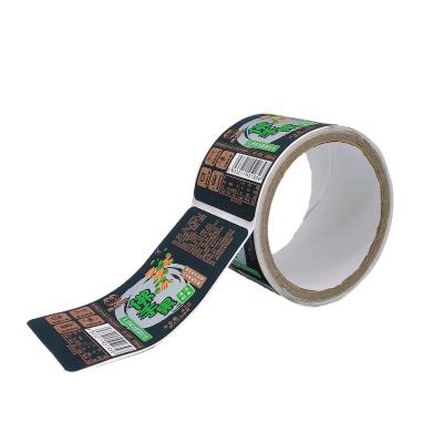 China Customized High Quality Hot Stamping Self Adhesive Labels Waterproof, Self Adhesive Printing, Color Customized Labels for sale