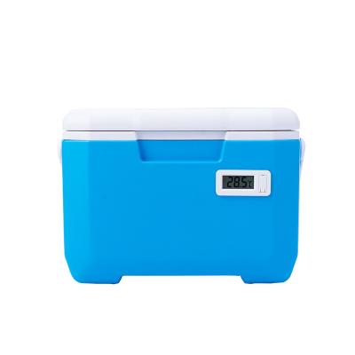 China Cooler Box Small Outdoor Multi Incubator Cooler Waterproof Camping Durable Cooling Box Cooler Protection With Thermometer for sale