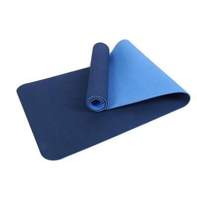 China Wholesale Eco-Friendly Yoga Exercise Anti-slip Custom Logo Printing 6mm/8mm Strip Yoga Mat for sale