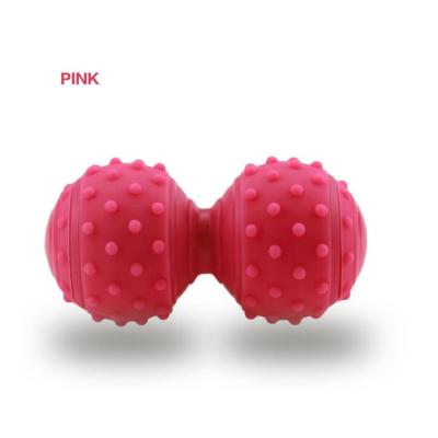 China High Quality Eco-Friendly Fitness Yoga Ball Back Foot Hand Massage Ball Yoga Exercise Silicone Logo for sale