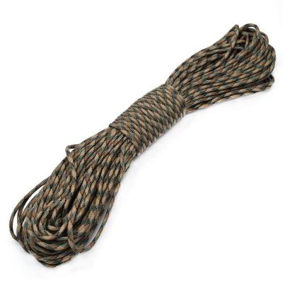 China Outdoor Army 550 7 Gears Tactical Nylon Survival Holds Core Rope Paracord Rope for sale