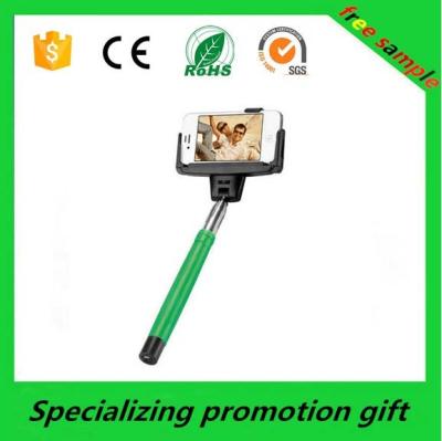 China Vara de aço inoxidável verde/do amarelo Smartphone Selfie/Selfie Monopod à venda