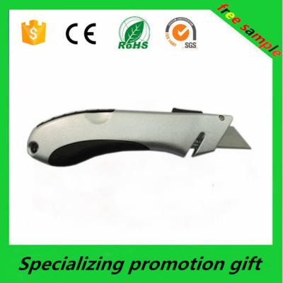 China Heavy Duty Aluminium Alloy Auto Retractable Pocket Utility Knife ROHS / SGS for sale