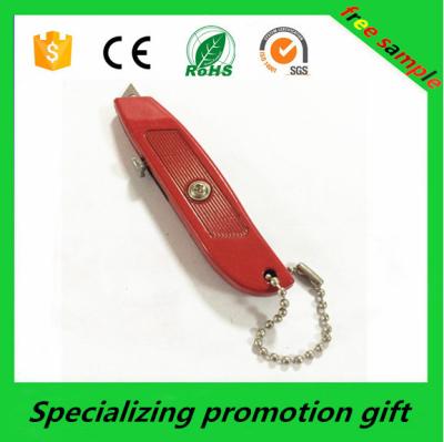 China OEM Gift Key Chain Utility Cutter Knife Promotional Travel Products for sale