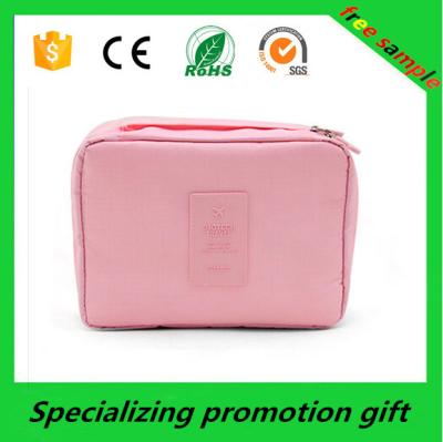 China Beautiful PU PVC Canvas Cosmetic Bag Make Up Bags For Women / Lady for sale