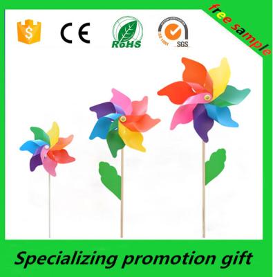 China Beautiful Outdoor Essential Products , Kids Plastic Toy Windmills for sale