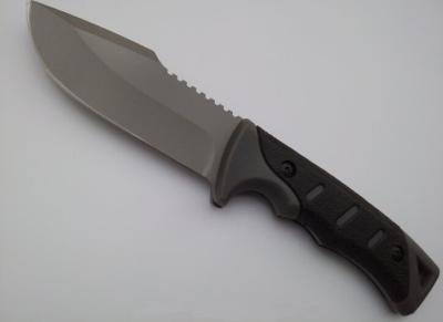 China Cuchillo al aire libre de la supervivencia del cuchillo para uso general negro promocional del cortador que acampa en venta