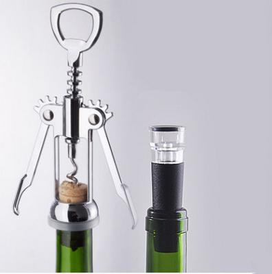 China Deluxe Stainless Steel Red Wine Opener With Die Casting / Stamping for sale