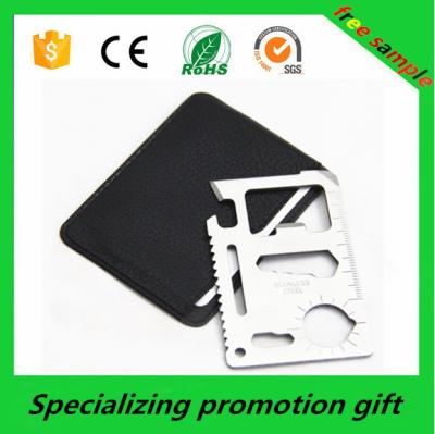 China OEM Multi Functional Army Utility Cutter Knife Survival Credit Card Knife for sale