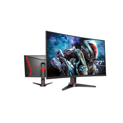 China USB Port Ipason HKC G271F 27 Inch 1800R Black 144Hz 1080P Sync RED DVI Free DP Raising Rotary Bracket Curved Gaming Computer Monitor for sale