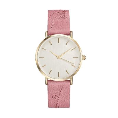 China Non-specific Simple Women Fashion Luxury Watches Waterproof Leather Strap For Women Lady Clock Quartz Wrist Watch for sale