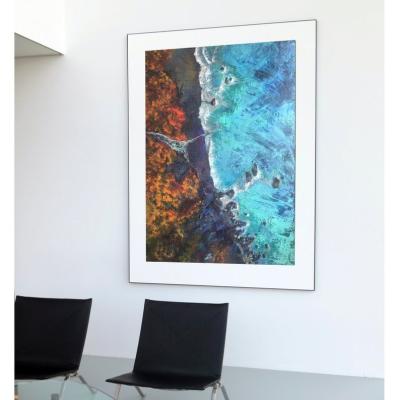 China Modern Seascape Wall Art Landscape Wall Decor Ocean Paintings Seascape Wall Art For Home Decor Living Room for sale