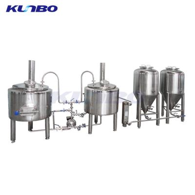 China KUNBO Hotels Complete Mini Brewery Home Diy Brewhouse Barrel 1 for sale