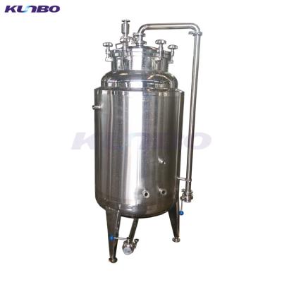 China Hotels KUNBO 304 316 Stainless Steel Small Beer Tank 2bbl Bright Tank 2bbl Brite Tank for sale