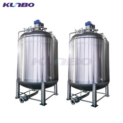 China Hotels KUNBO Food Drink Mixer Equipment Machine Stainless Steel Mixing Tank for sale