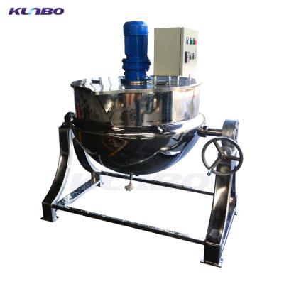 China Dairy Products Plant KUNBO Food Processing Jacketed Fruit Vegetable Spice Sauce Steam Kettle 100-1000L for sale