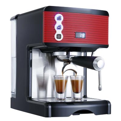 Chine Machine de café de ménage/Latte d'expresso et machine noirs de cappuccino à vendre