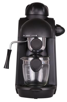 Chine Machine d'expresso 220V noire, petite machine d'expresso 240ml avec le vapeur à vendre