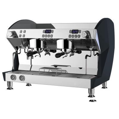 China 12L Winkel 2 van de boilerkoffie Machine van de Groeps de Semi Automatische Espresso Te koop