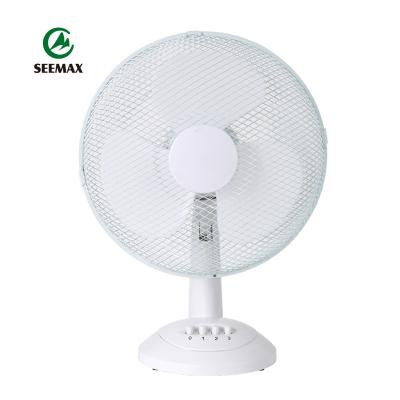 China Tilt Wholesale Adjustable Head Buy Indoor Plastic White 40 Cm 16 Inch AC Electric Table Fan for sale