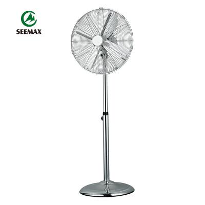 China Quiet Operation Hot Sales In Europe Latest Cheap Standing Fan 16 Inch Metal Stand Fan With High Quality For Home Appliance for sale