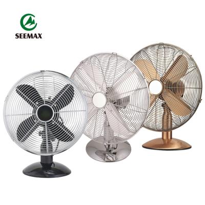 China High Quality Custom Color AC Head Tilt Adjustment 10/12/16 Inch Metal Electric Table Fan High Speed for sale