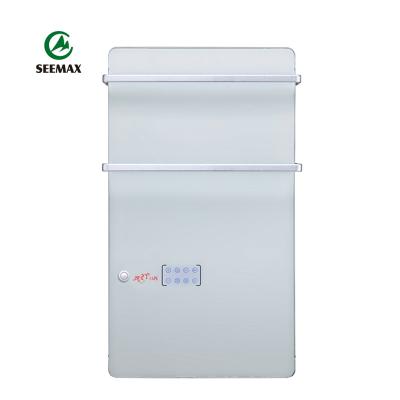 China Integral Mirror Surface Bathroom Use Glass Panel Heater Bathroom Heater Wall Mounted Dust Heater for sale