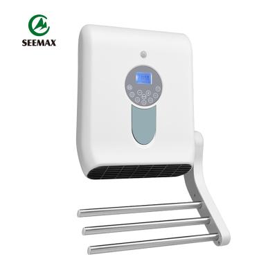 China SEEMAX BH-1701E Hotel CE LVD Certification White Wall Mounted Towel Warmer and Bathroom Heater for sale