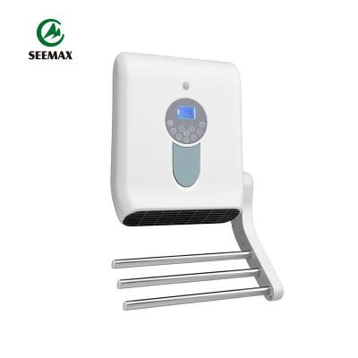 China Winter Warm Home Shower 3 Rod Towel Holder Waterproof Electric Wall Mounted Hotel Bathroom Heater for sale